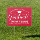 Congrats to Our 2025 Graduate Red Elegant Script