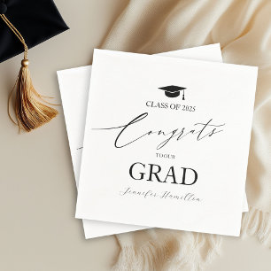 Congrats To Our Grad Graduation Party  Napkin
