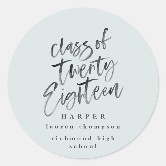 Congrats to the grad photo graduate sticker (Front)