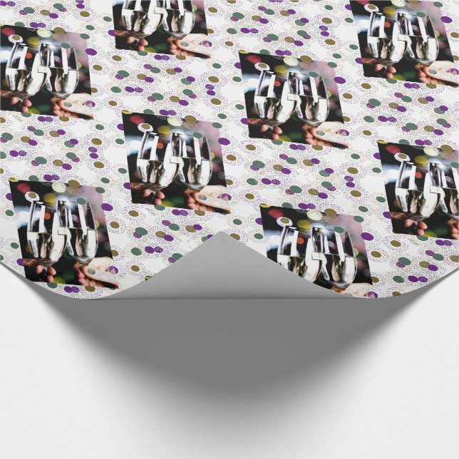 Congrats Toast Wrapping Paper (Corner)