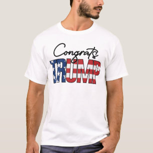 Congrats Trump American Flag T-Shirt
