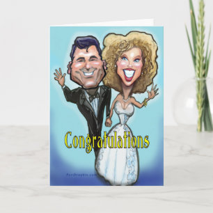 Congrats Wedding Dolls Card
