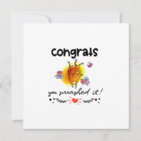 Congrats You Smashed It Cartoon Cat Humour