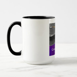 Congratulation Black and Purple Mug