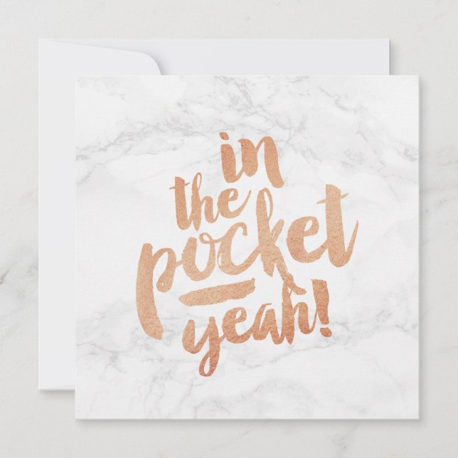 Congratulation Card Graduation Exam In The Pocket (Front)