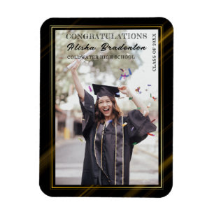 Congratulation Graduate Photo Announcement Magnet