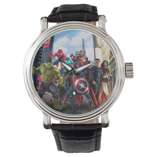 CONGRATULATION OF SUPER HEROIS WATCH (Front)