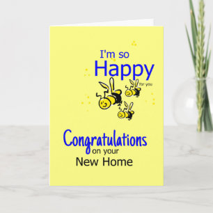 Congratulation on a new home card