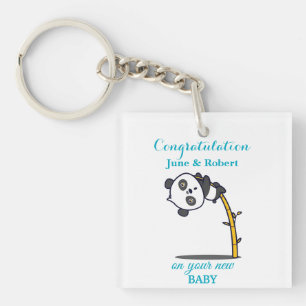 congratulation on new baby key ring