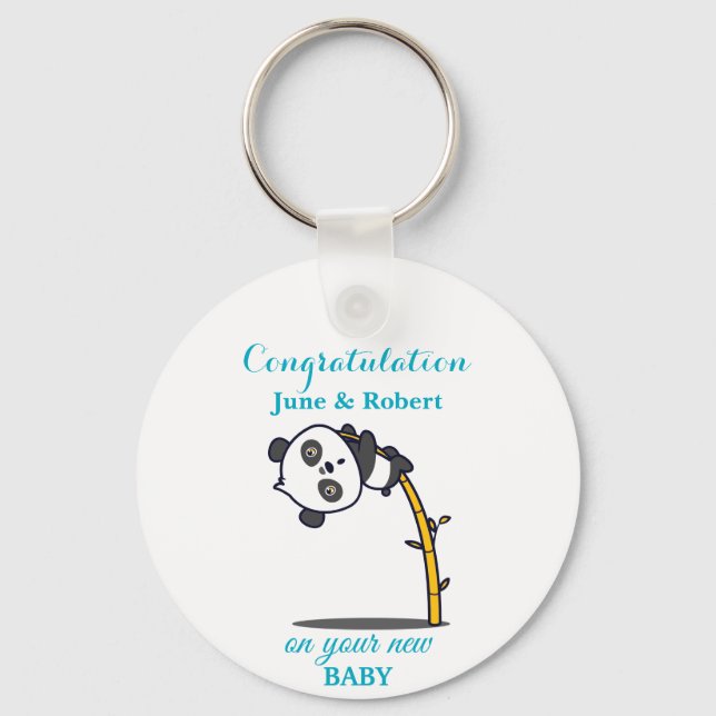 congratulation on new baby key ring (Front)