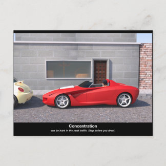 Congratulation on your driver's license (English) Postcard