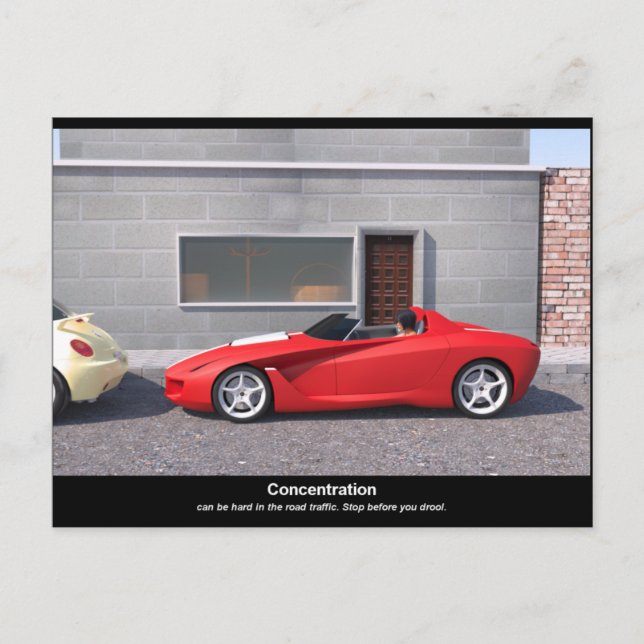 Congratulation on your driver's license (English) Postcard (Front)