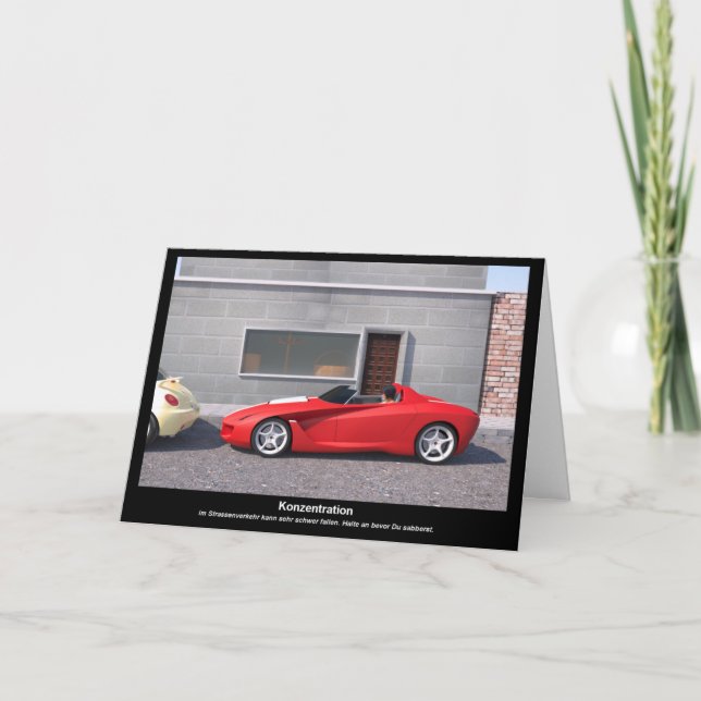 Congratulation on your driver's license (German) Card (Front)