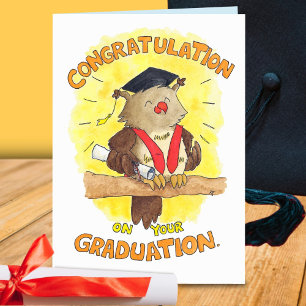 Congratulation on your graduation greeting card