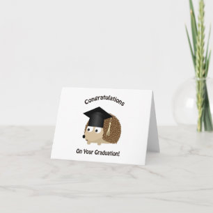 Congratulation on Your Graduation Hedgehog Card
