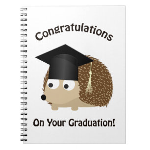 Congratulation on Your Graduation Hedgehog Notebook