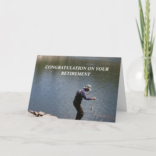 CONGRATULATION ON YOUR RETIREMENT CARD (Front)