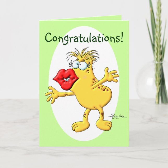 Congratulation Smooch Card (Front)
