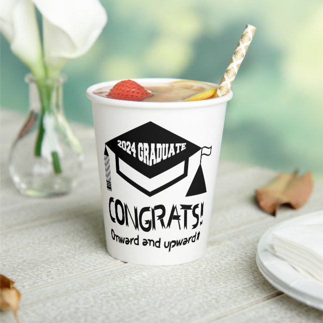 Congratulations, 2024 Graduate! Paper Cups (Insitu)