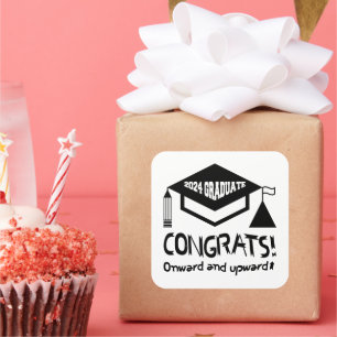 Congratulations, 2024 Graduate! Square Sticker