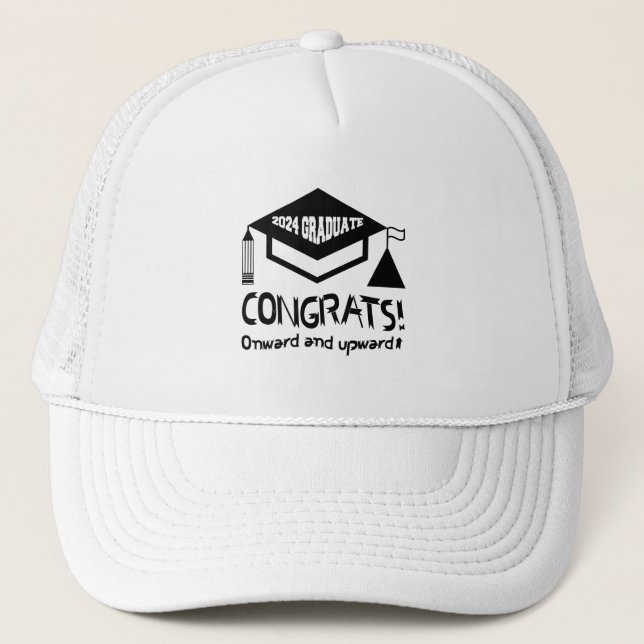 Congratulations, 2024 Graduate! Trucker Hat (Front)