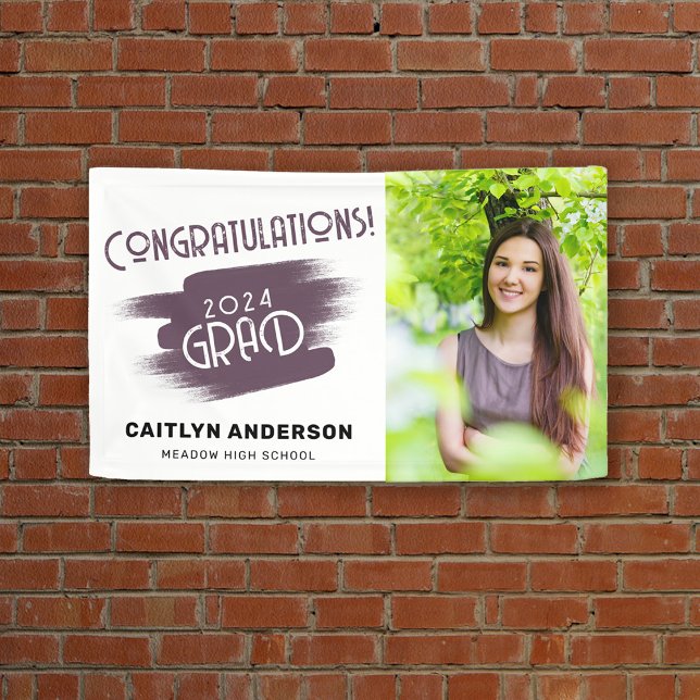 Congratulations 2025 Grad Photo Party Banner (Creator Uploaded)