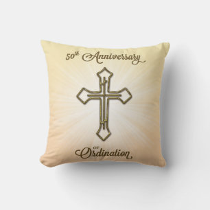 Congratulations 50th Ordination Anniversary Cushion