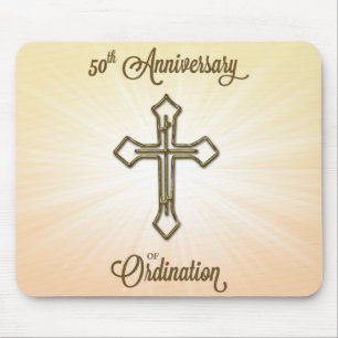 Congratulations 50th Ordination Anniversary Mouse Pad