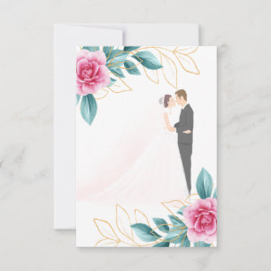 Congratulations a wedding party save the date