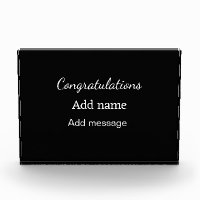Congratulations add name message simple graduate 