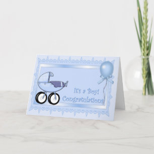 Congratulations Baby Boy Card