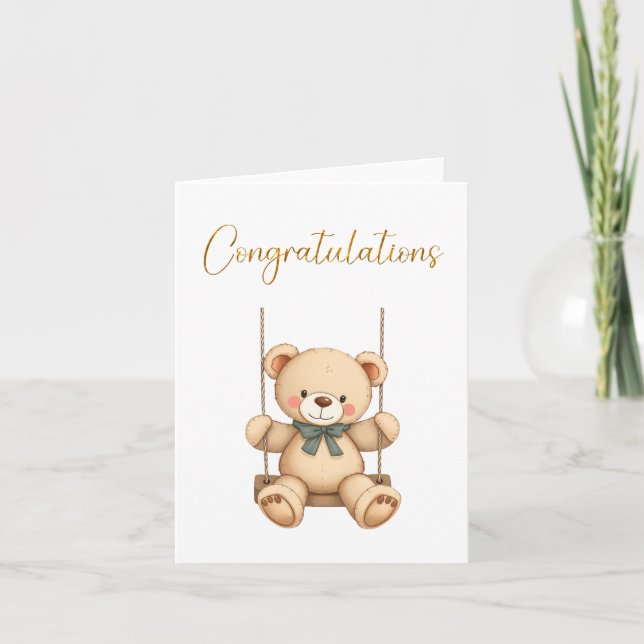 Congratulations Baby Card (Front)