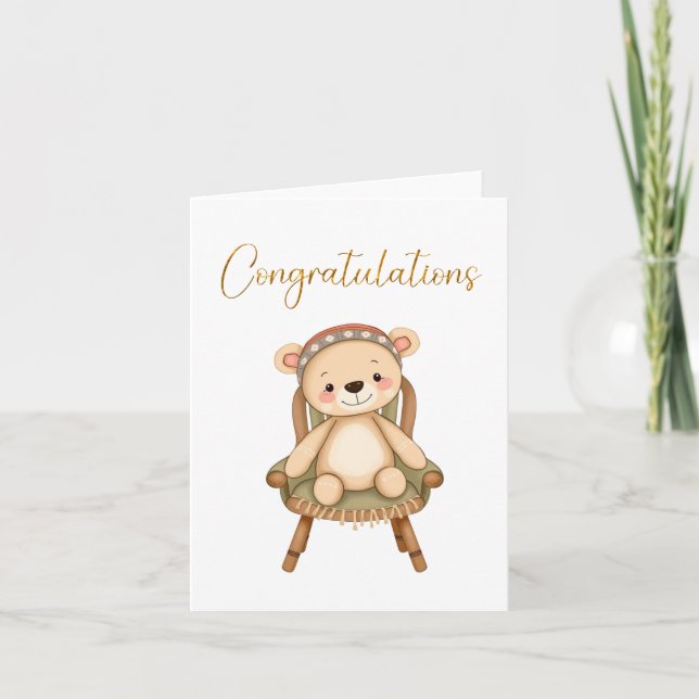 Congratulations Baby Card (Front)