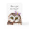 Congratulations Baby Girl Cute Owl Humour