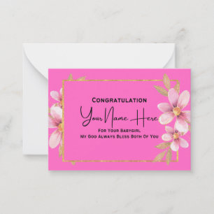 Congratulations baby shower cards. card