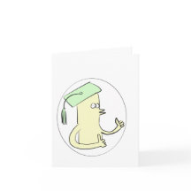Congratulations Bird Graduation Card!