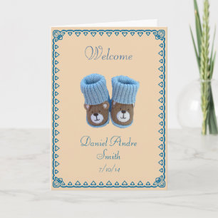 Congratulations! birth of baby boy card