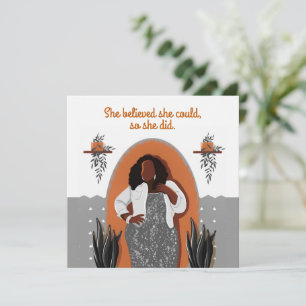 Congratulations Black Woman She Believed She Could