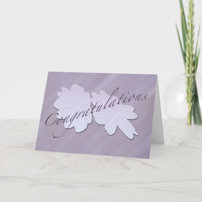 Congratulations - Blank Inside Card (Front)