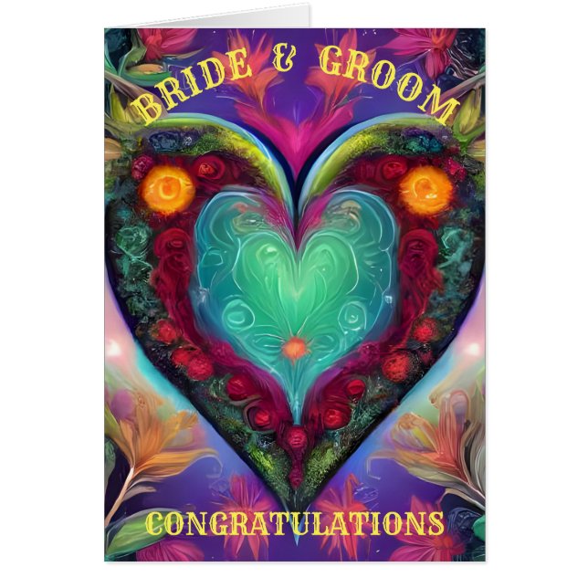 CONGRATULATIONS BRIDE AND GROOM   (Front)