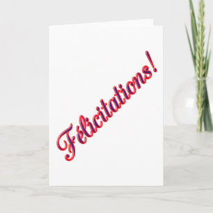 Congratulations card