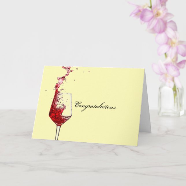 Congratulations Card (Orchid)