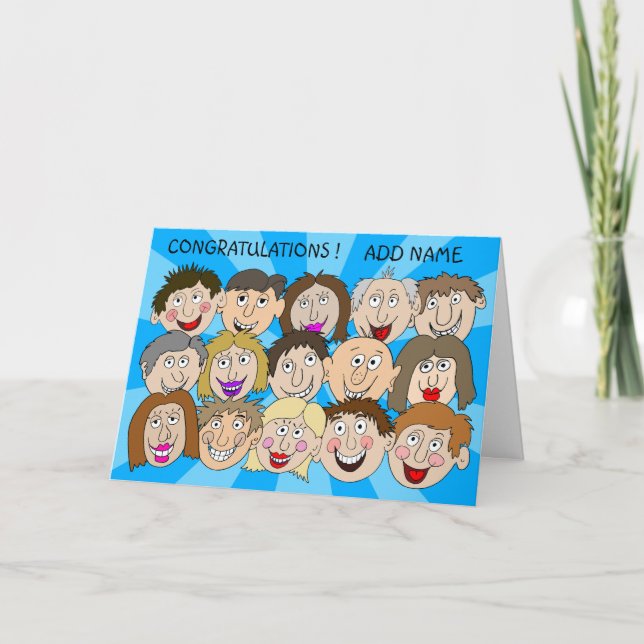 Congratulations  card (Front)