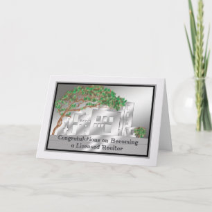 Congratulations Card for New Licensed Realtor