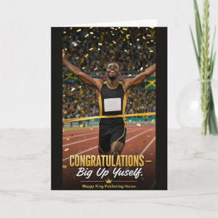 Congratulations card -With a Jamaican twist 