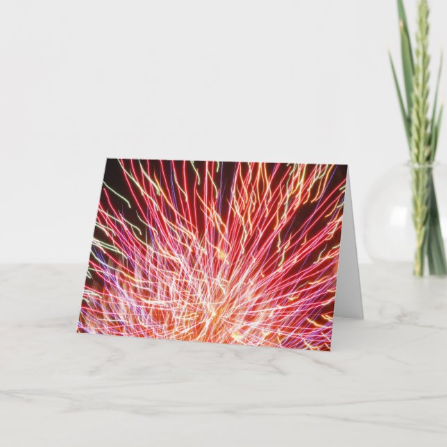 Congratulations & Celebrations, Fireworks Card (Front)