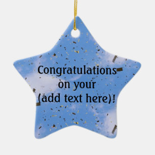 Congratulations Ceramic Tree Decoration