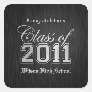 Congratulations Class of 2011 Stickers (silver)