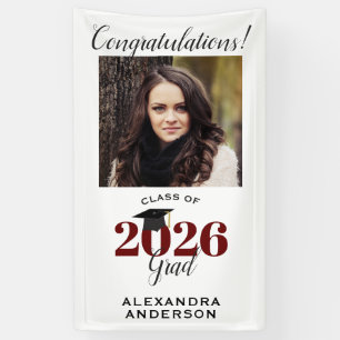 Congratulations Class of 2022 Graduate Photo Banne Banner