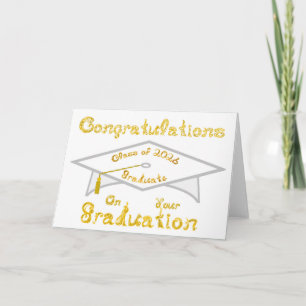 Congratulations Class of 2026 Graduate White Gold Card